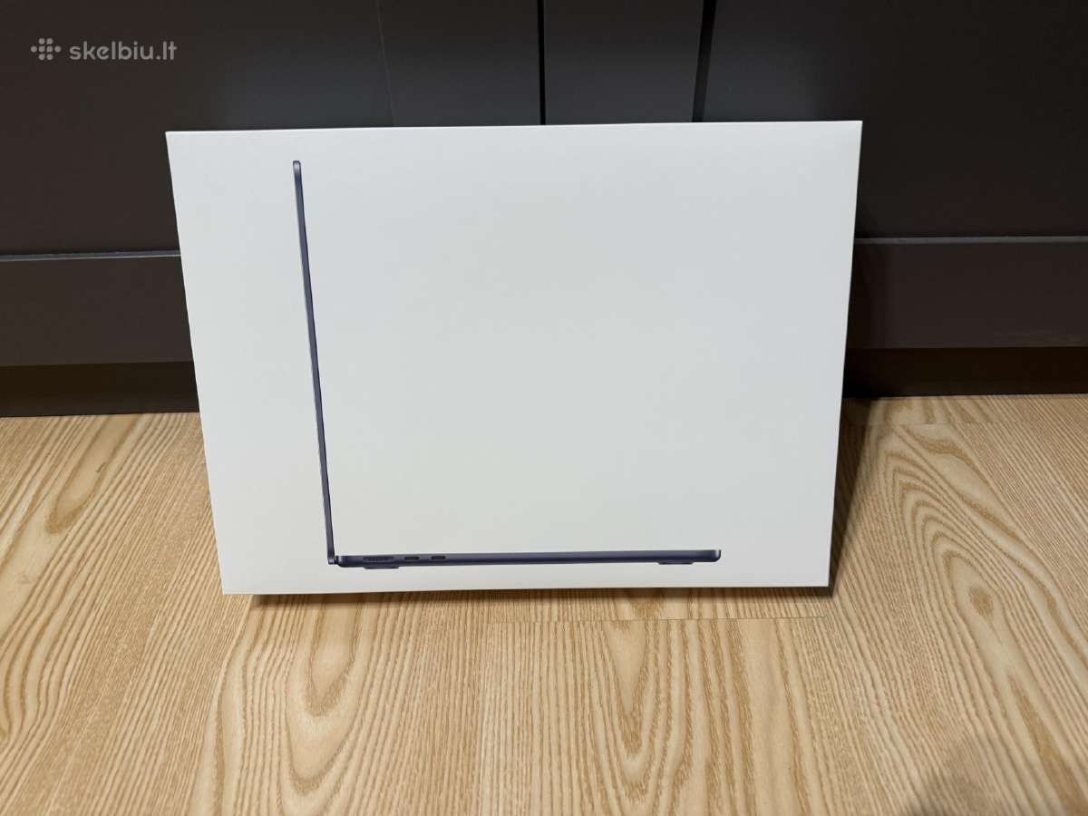 Naujas MacBook Air 13.6 M5 16/512gb Midnight