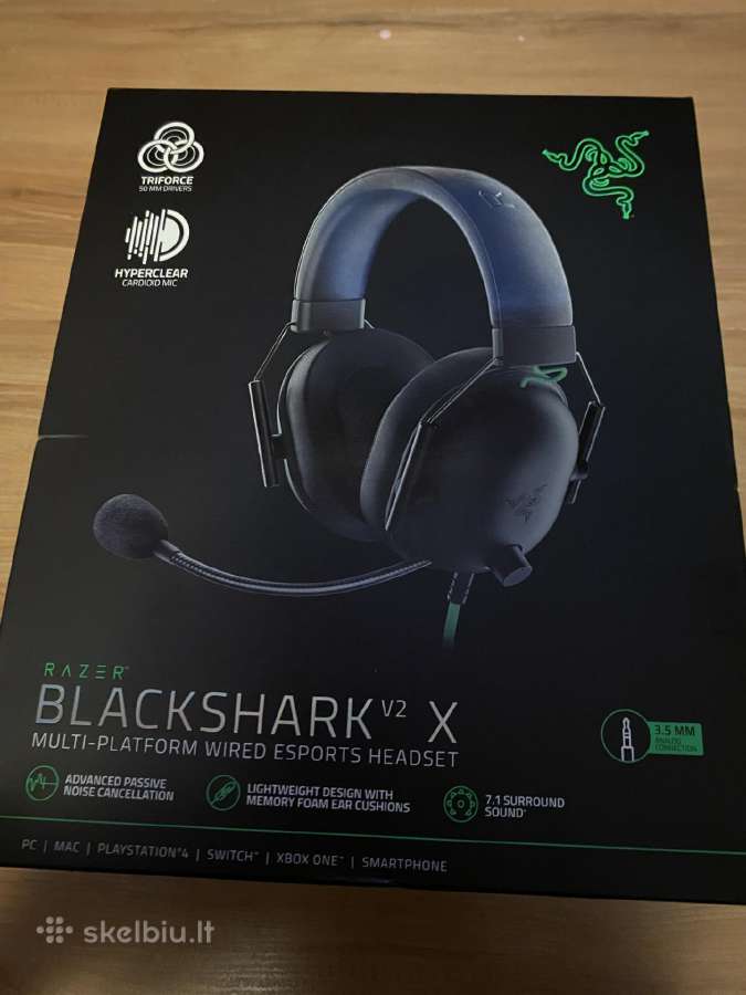 Razer Blackshark V2 X ausinės