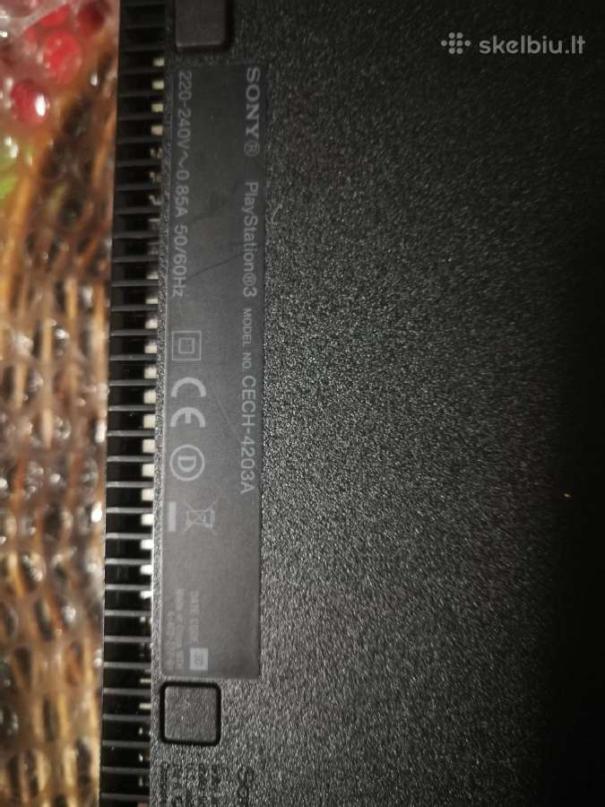 Žaidimų konsolė PS3 + žaidimai - nuotraukos Nr. 6