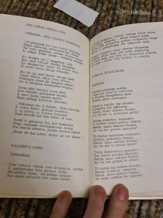 Knyga ,Poezijos posme gyvi, - nuotraukos Nr. 2