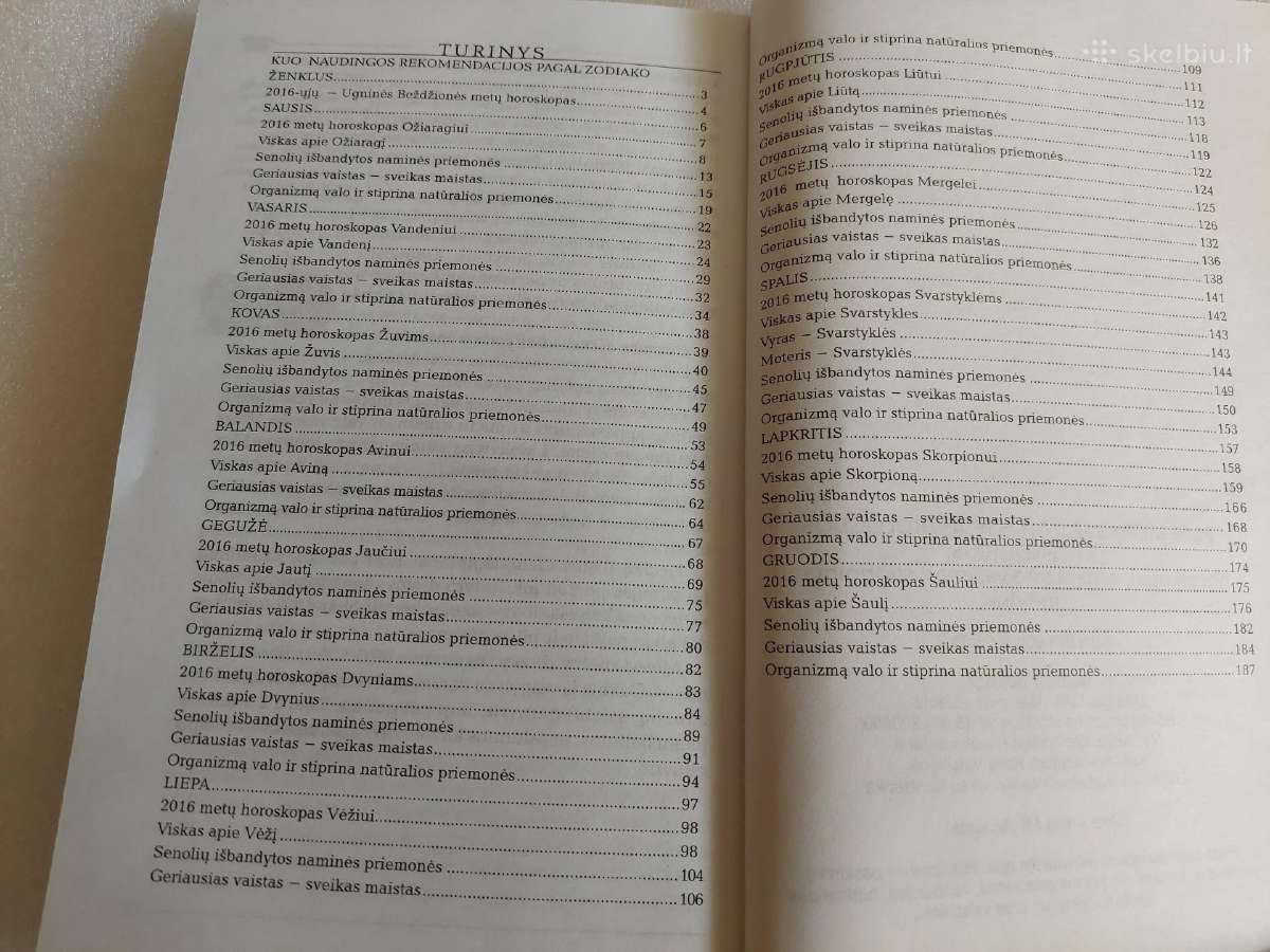 2016 metų sveikatos ir astrologijos kalendorius - nuotraukos Nr. 6