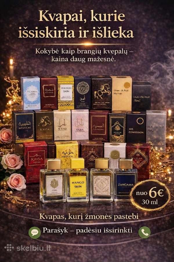 Prabangūs nišiniai kvapai