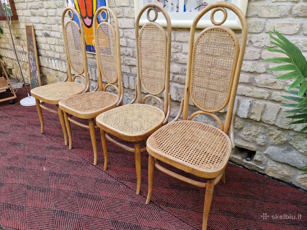 Vintažinės bukmedžio Thonet kėdės Nr.17 - nuotraukos Nr. 2