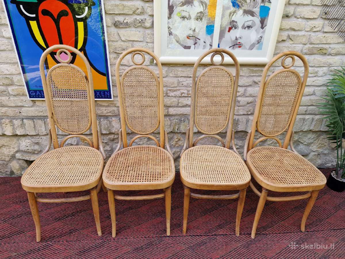 Vintažinės bukmedžio Thonet kėdės Nr.17 - nuotraukos Nr. 3