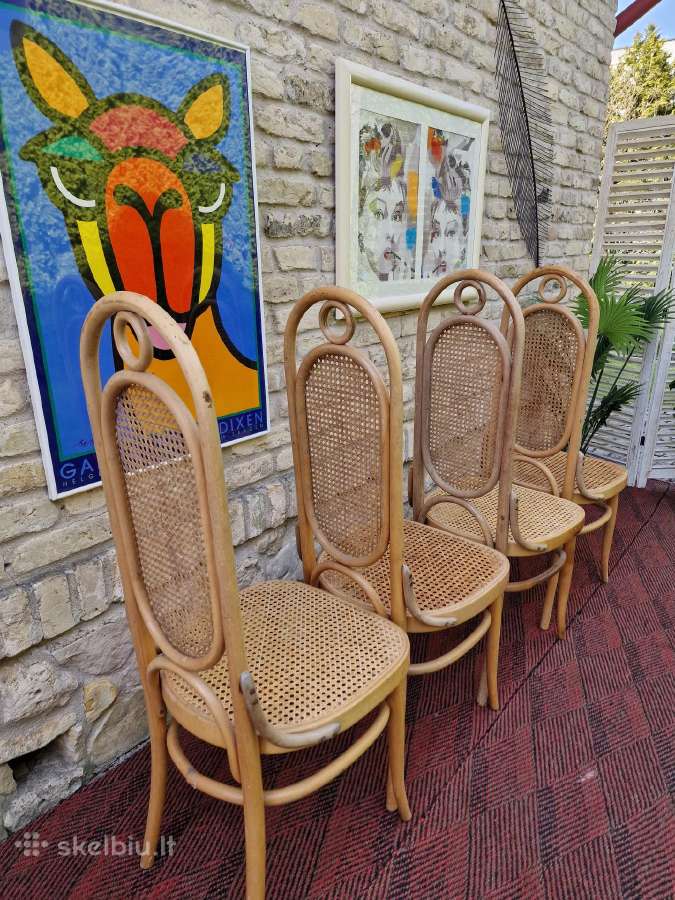Vintažinės bukmedžio Thonet kėdės Nr.17 - nuotraukos Nr. 13