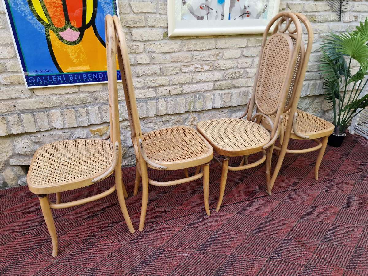 Vintažinės bukmedžio Thonet kėdės Nr.17 - nuotraukos Nr. 16
