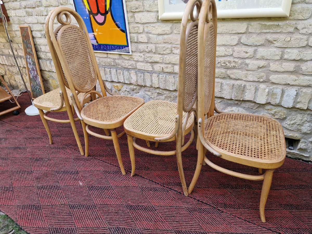 Vintažinės bukmedžio Thonet kėdės Nr.17 - nuotraukos Nr. 18