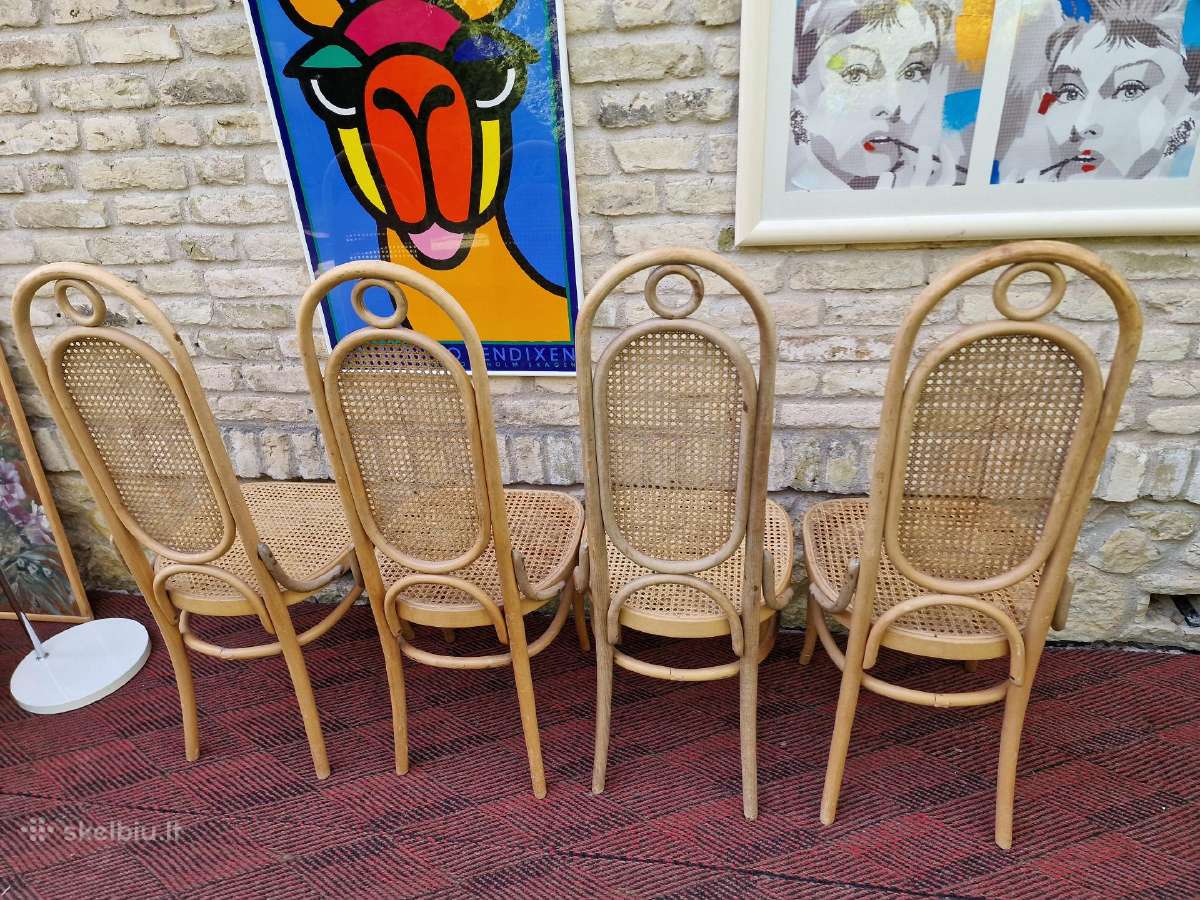 Vintažinės bukmedžio Thonet kėdės Nr.17 - nuotraukos Nr. 19