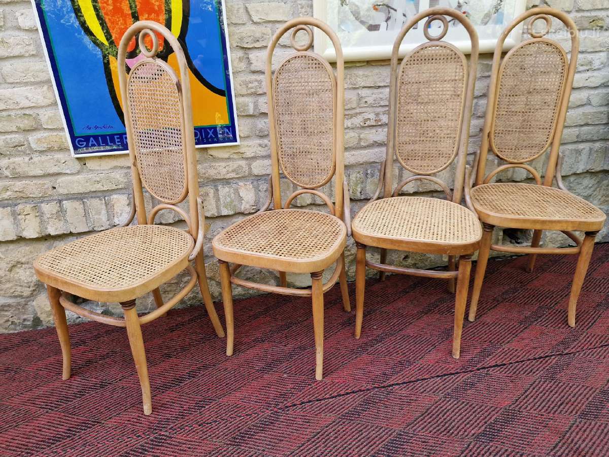 Vintažinės bukmedžio Thonet kėdės Nr.17 - nuotraukos Nr. 29