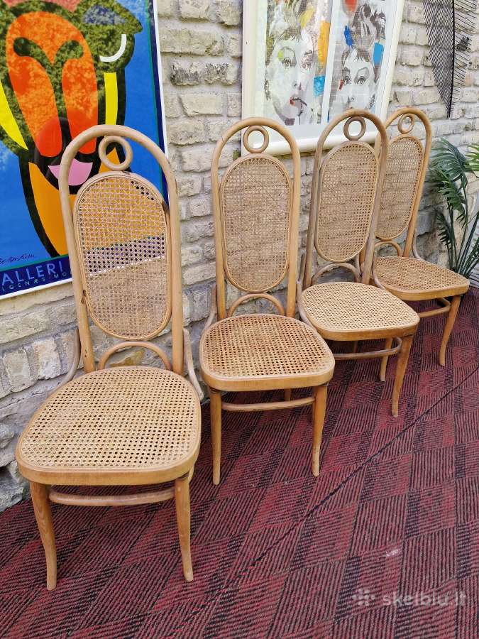 Vintažinės bukmedžio Thonet kėdės Nr.17 - nuotraukos Nr. 31