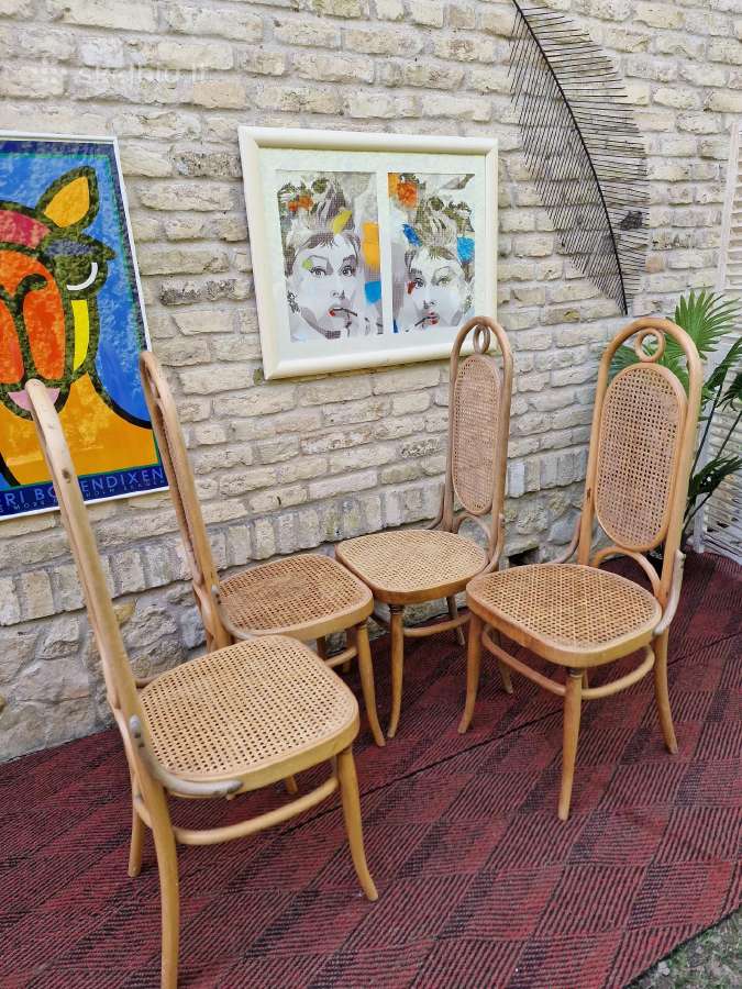 Vintažinės bukmedžio Thonet kėdės Nr.17 - nuotraukos Nr. 36