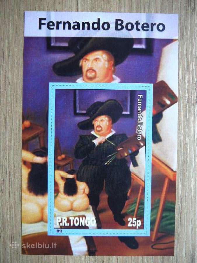 F. Botero Daile Tonga 2010 Mnh tn72