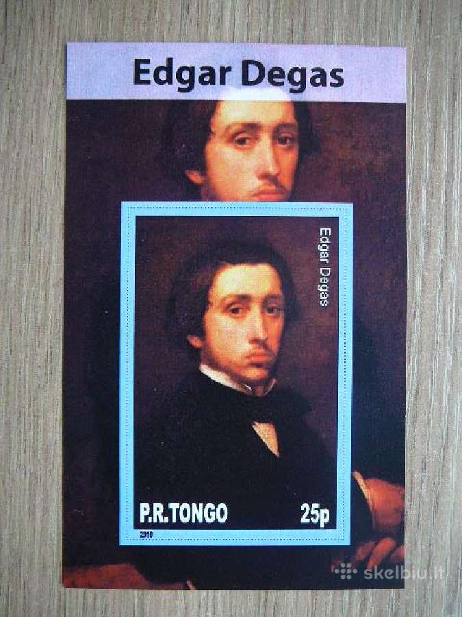 Edgaras Dega Daile Tonga 2010 Mnh tn76