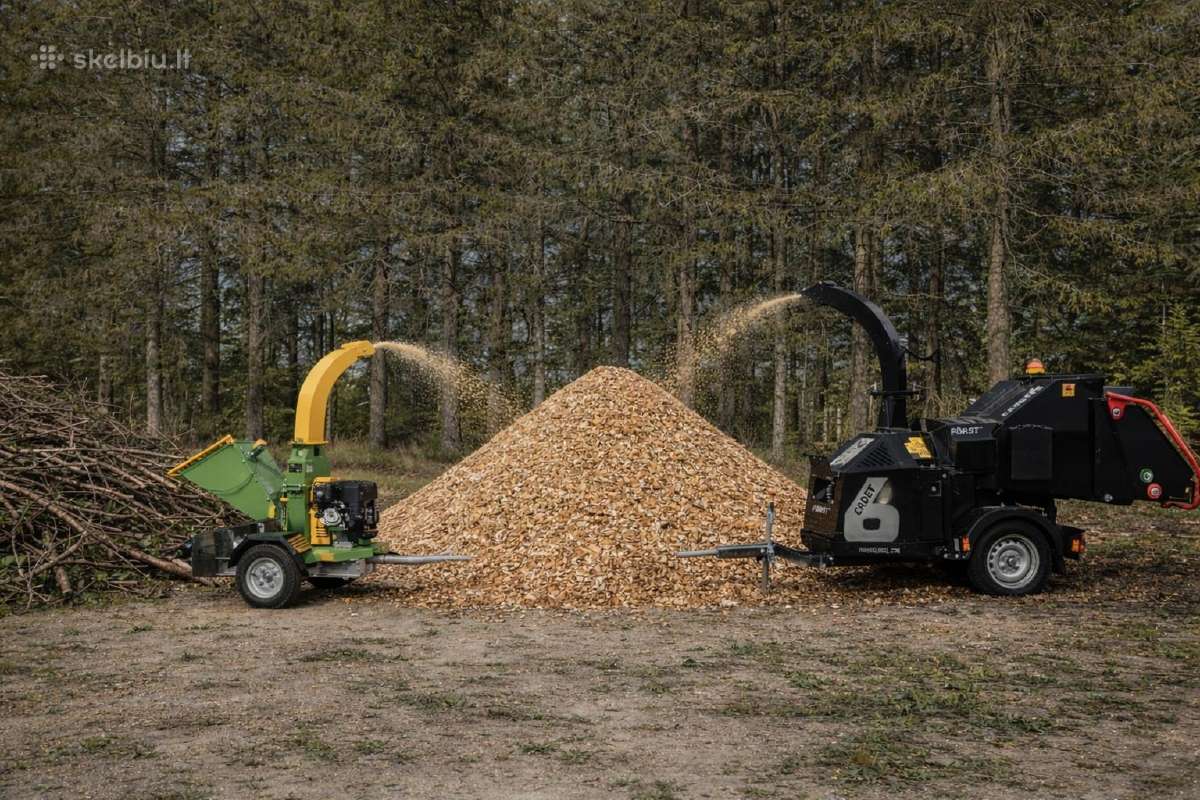 Šakų smulkintuvo nuoma