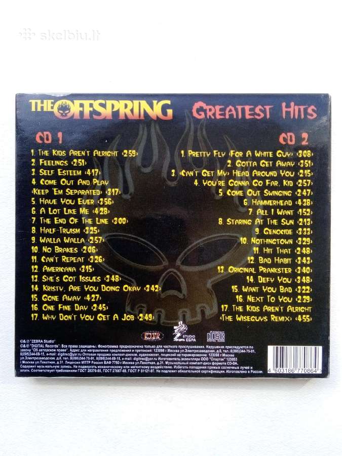 The Offspring Greatest Hits (2cd) - nuotraukos Nr. 2