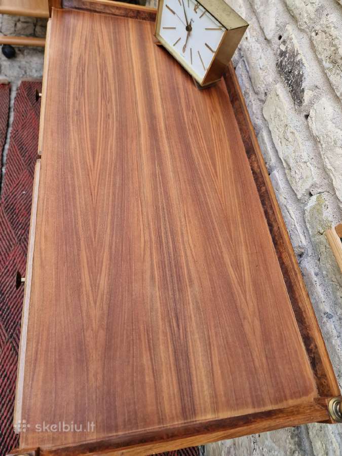 Vintažinė mid century riešutmedžio komoda - nuotraukos Nr. 29