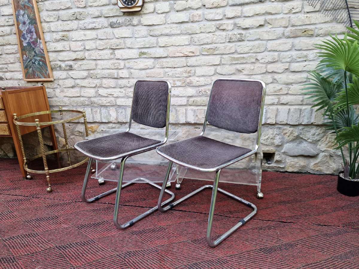 Vintažinės mid century Bauhaus st.konsolinės kėdės - nuotraukos Nr. 2