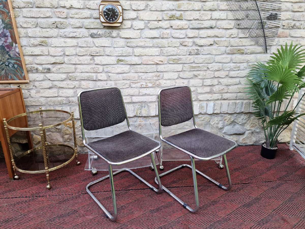 Vintažinės mid century Bauhaus st.konsolinės kėdės - nuotraukos Nr. 3