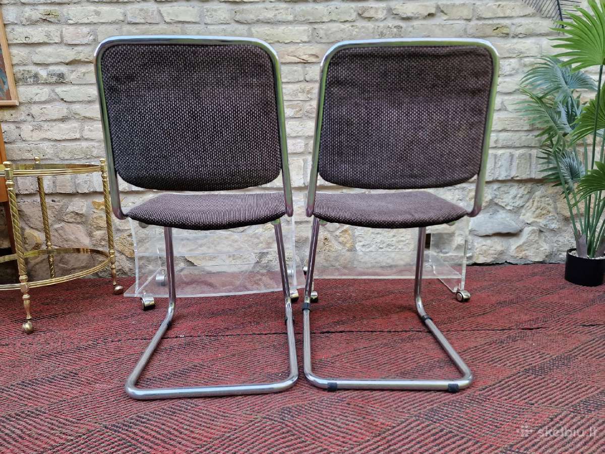 Vintažinės mid century Bauhaus st.konsolinės kėdės - nuotraukos Nr. 7