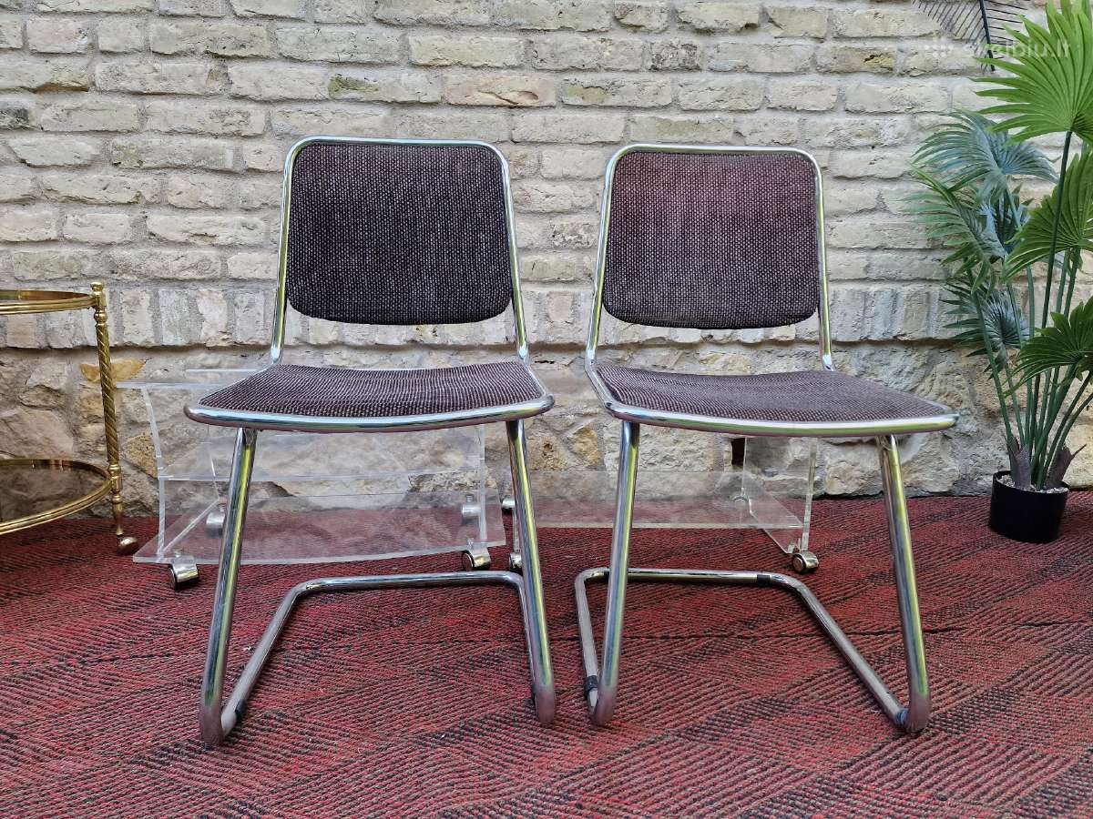 Vintažinės mid century Bauhaus st.konsolinės kėdės - nuotraukos Nr. 4