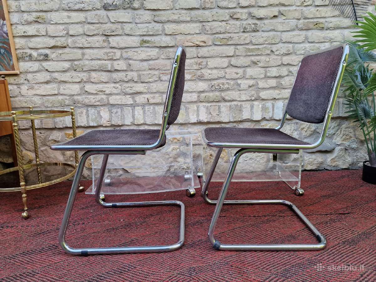 Vintažinės mid century Bauhaus st.konsolinės kėdės