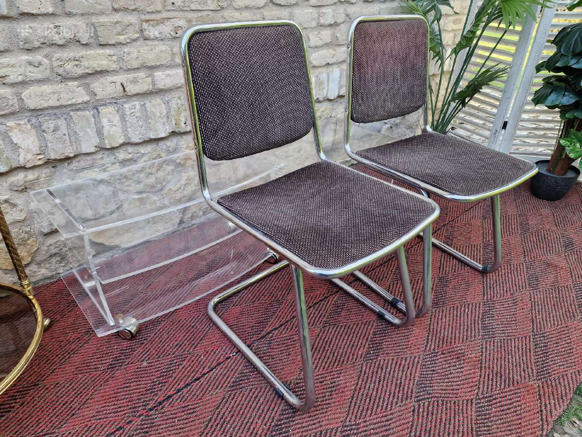 Vintažinės mid century Bauhaus st.konsolinės kėdės - nuotraukos Nr. 10