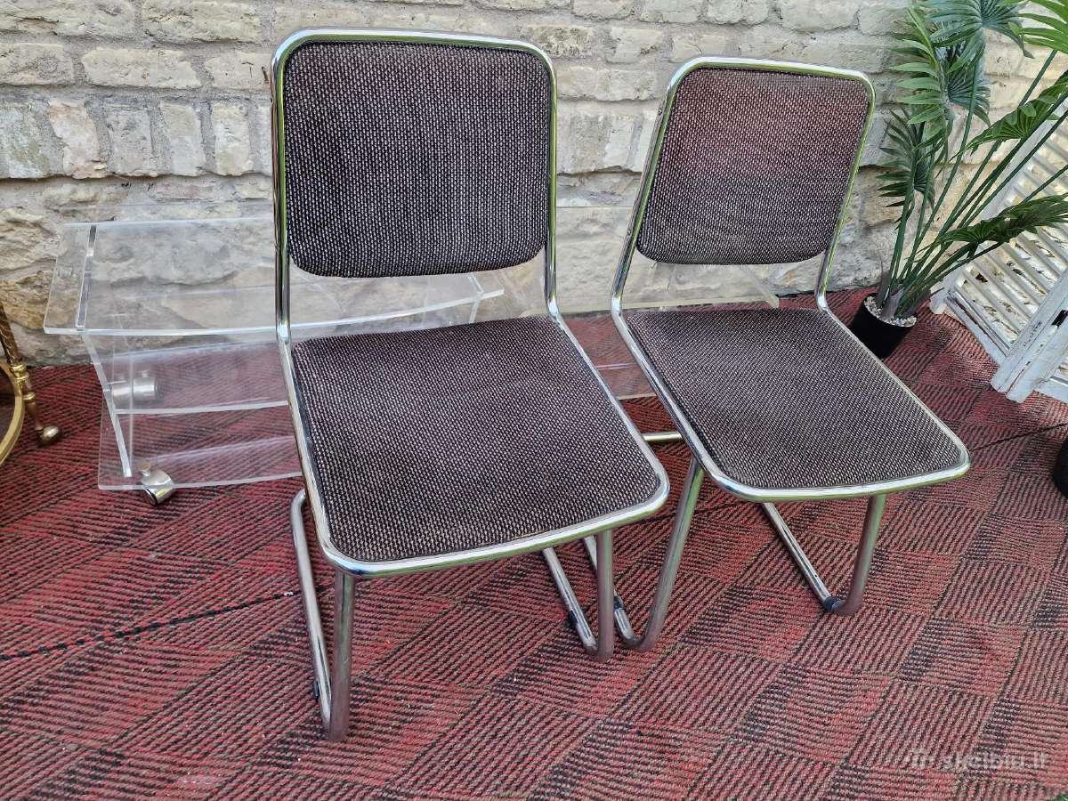 Vintažinės mid century Bauhaus st.konsolinės kėdės - nuotraukos Nr. 11