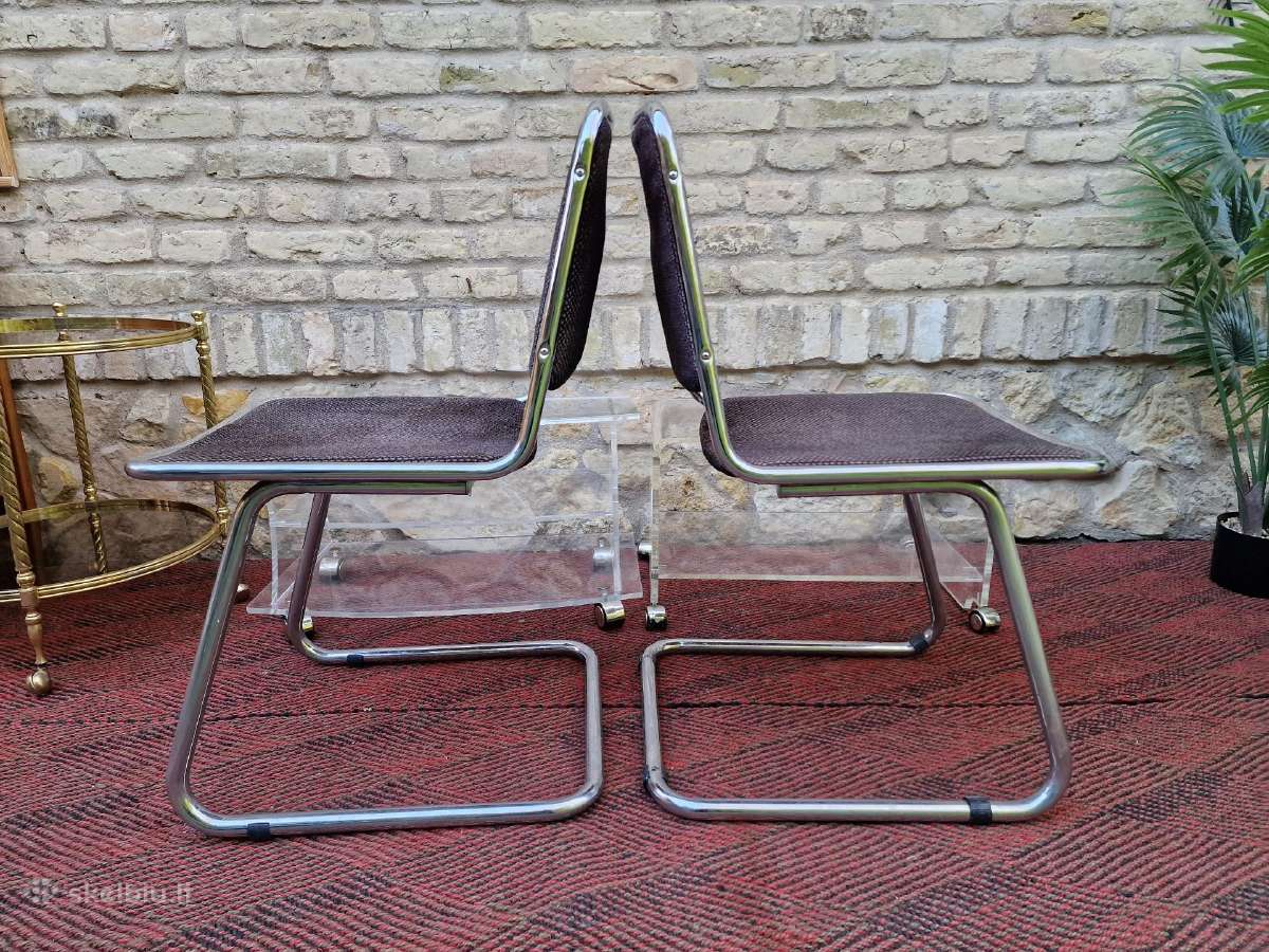 Vintažinės mid century Bauhaus st.konsolinės kėdės - nuotraukos Nr. 12