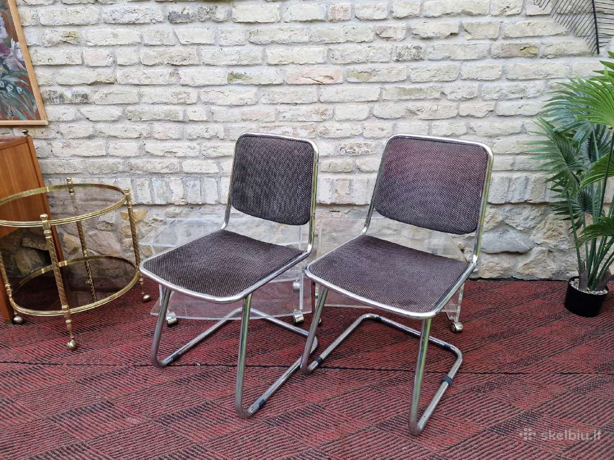 Vintažinės mid century Bauhaus st.konsolinės kėdės - nuotraukos Nr. 18