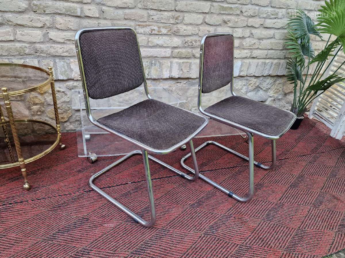 Vintažinės mid century Bauhaus st.konsolinės kėdės - nuotraukos Nr. 19
