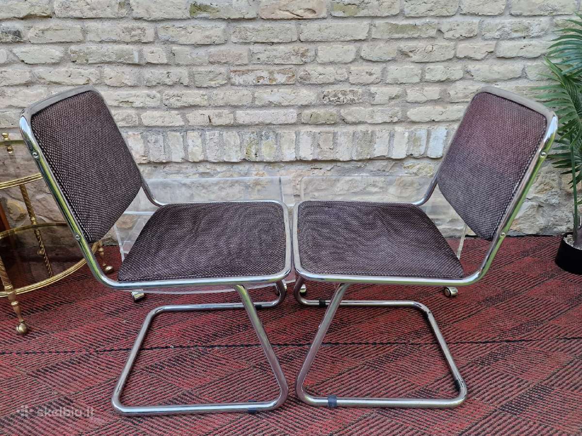 Vintažinės mid century Bauhaus st.konsolinės kėdės - nuotraukos Nr. 20