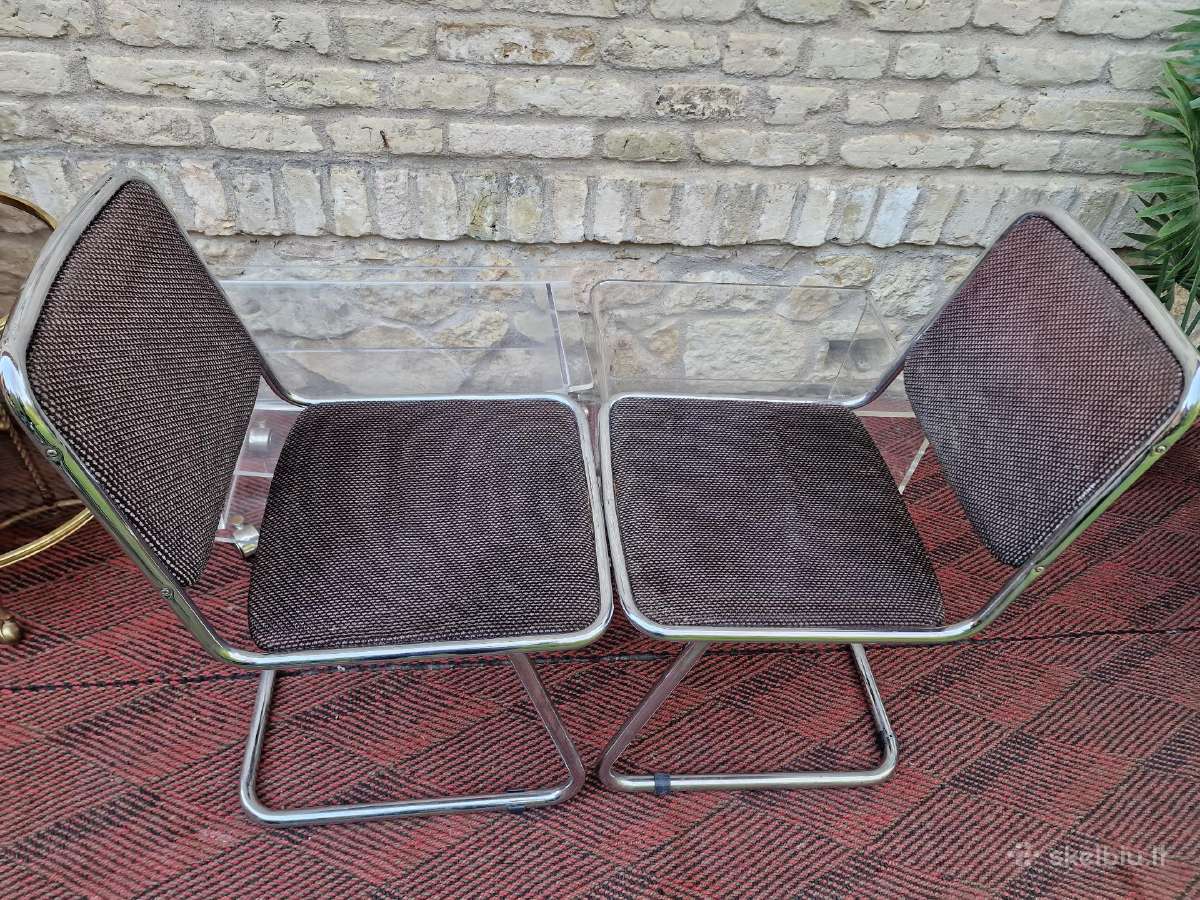 Vintažinės mid century Bauhaus st.konsolinės kėdės - nuotraukos Nr. 28