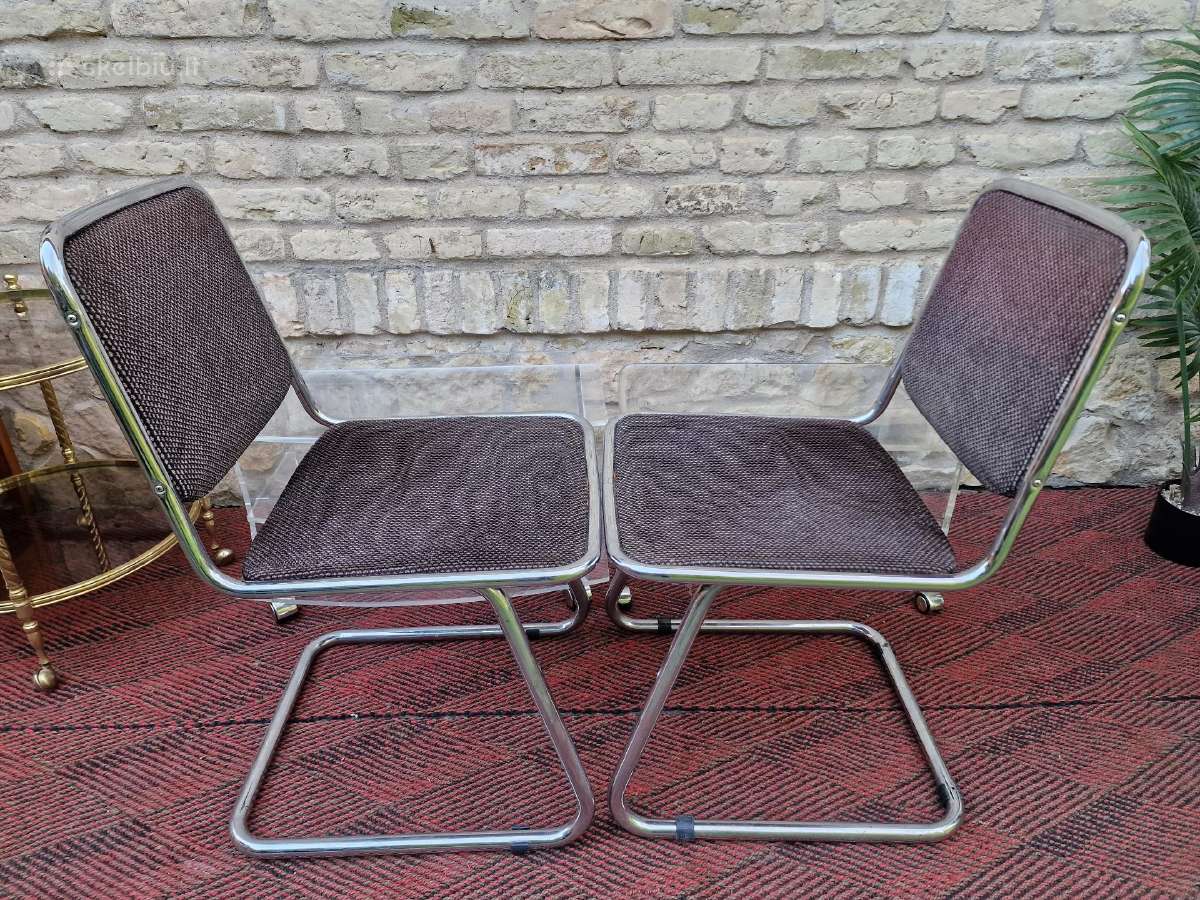 Vintažinės mid century Bauhaus st.konsolinės kėdės - nuotraukos Nr. 30