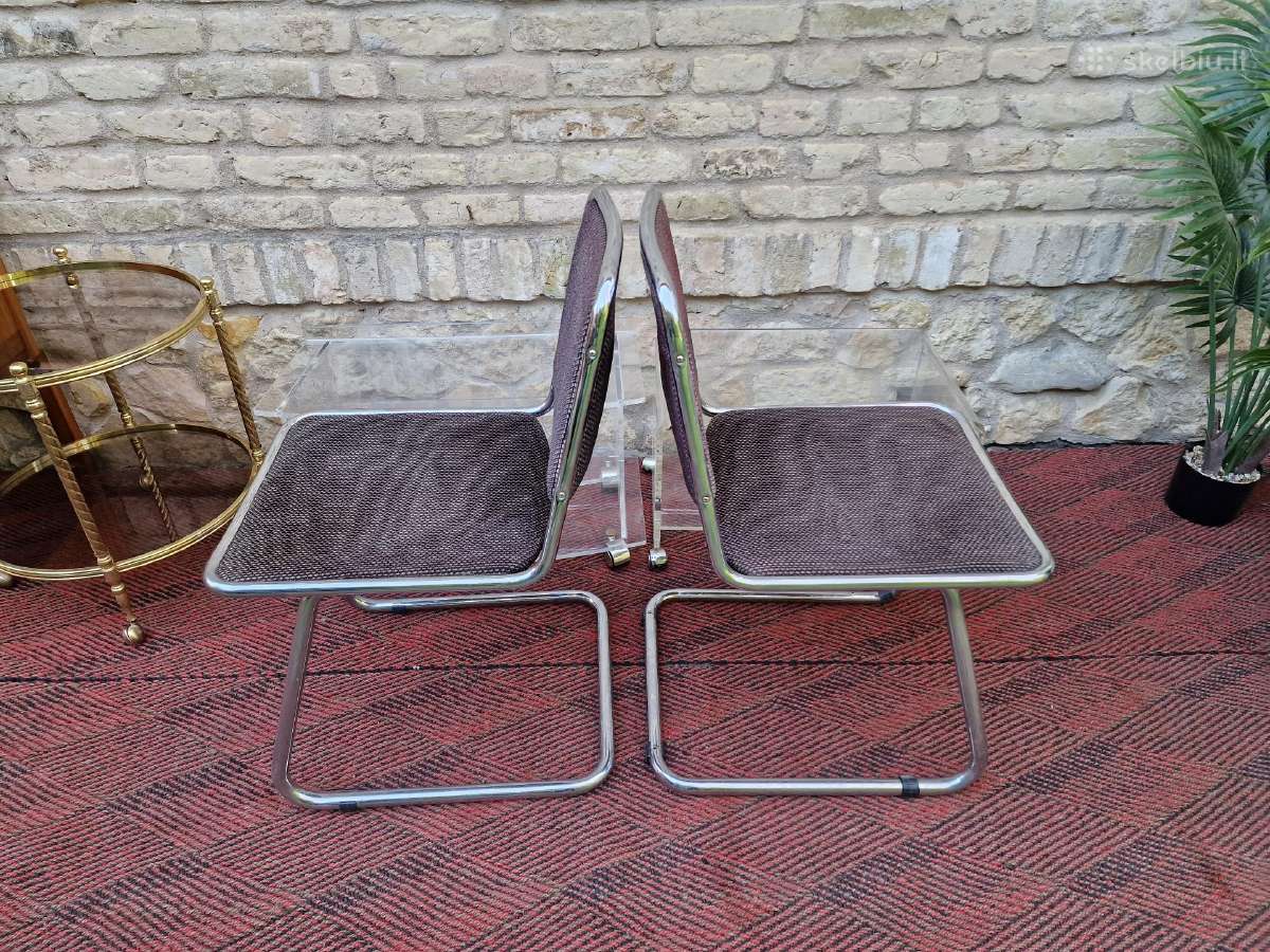 Vintažinės mid century Bauhaus st.konsolinės kėdės - nuotraukos Nr. 34