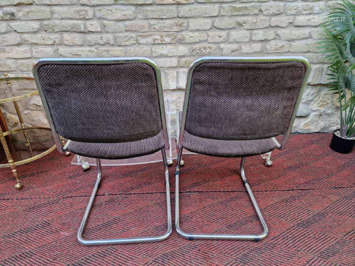 Vintažinės mid century Bauhaus st.konsolinės kėdės - nuotraukos Nr. 35