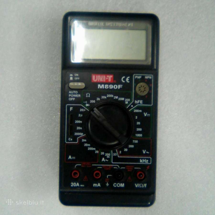 Multimetras Uni-t M890f