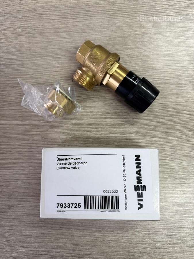 Perleidimo vožtuvas 3/4" Usvr 20 Watts Viessmann - nuotraukos Nr. 3