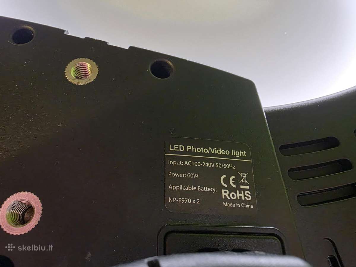 Žiedinė LED lempa - nuotraukos Nr. 5
