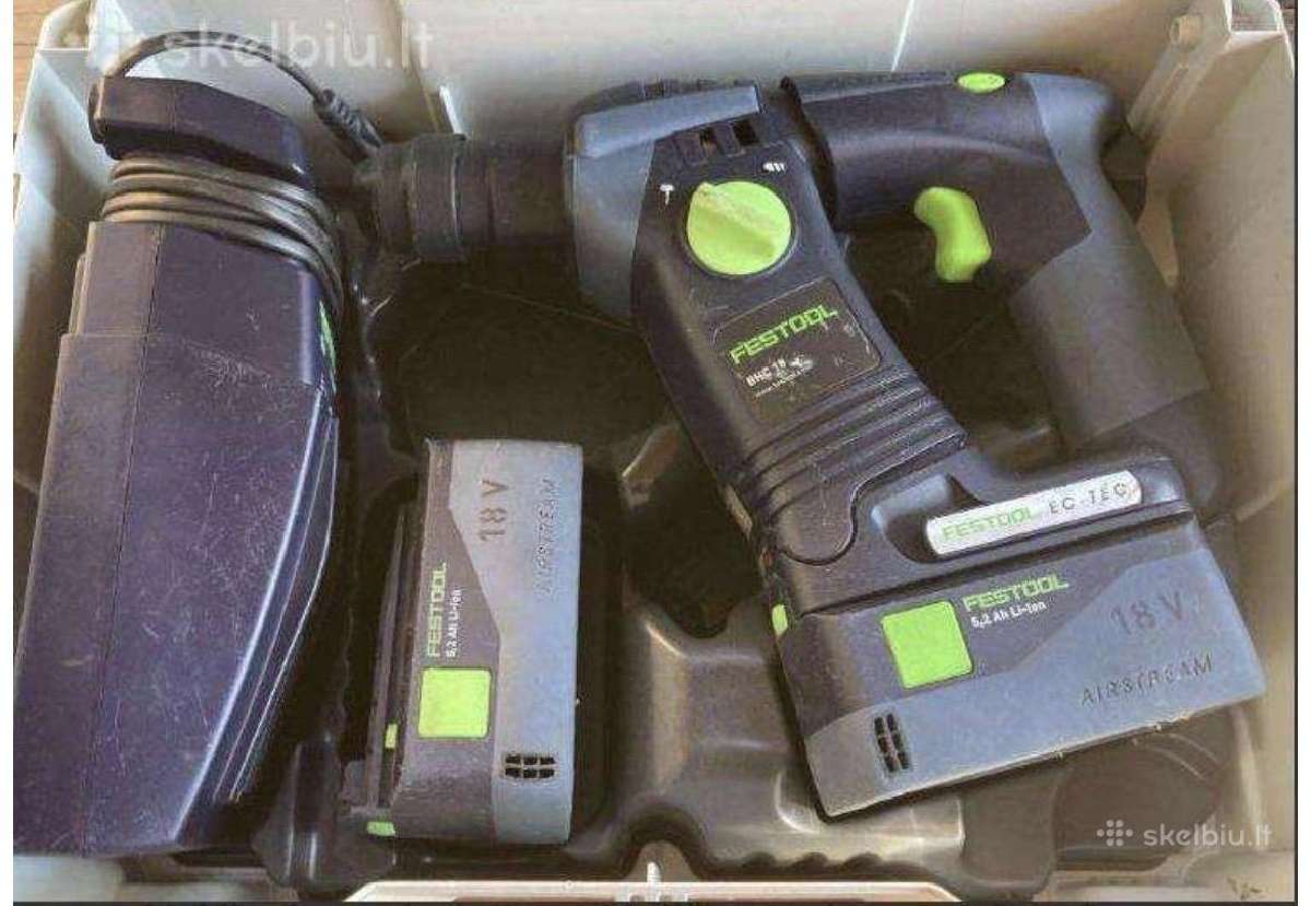 Perforatoriu Festool Bhc 18 Ir Kt Festool Irankiai