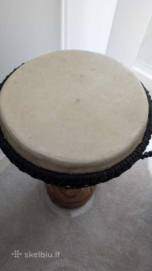 Naujas Afrikos medžio djembe būgnas - nuotraukos Nr. 3