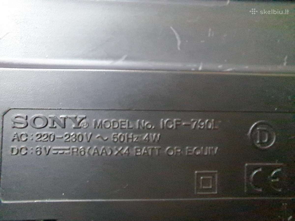Nešiojamas radio imtuvas Sony - nuotraukos Nr. 4