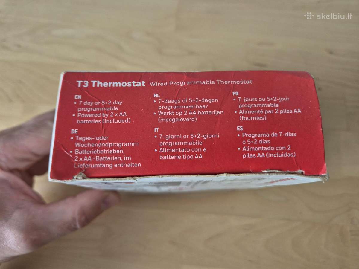 Patalpos termostatas Honeywell T3 - nuotraukos Nr. 9