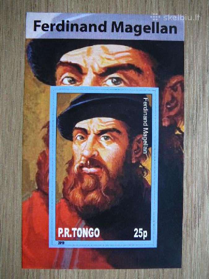 F. Magelanas Keliautojai Tonga 2010 Mnh tn86
