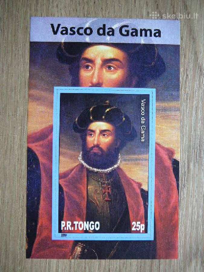 V. da Gama Keliautojai Tonga 2010 Mnh tn88