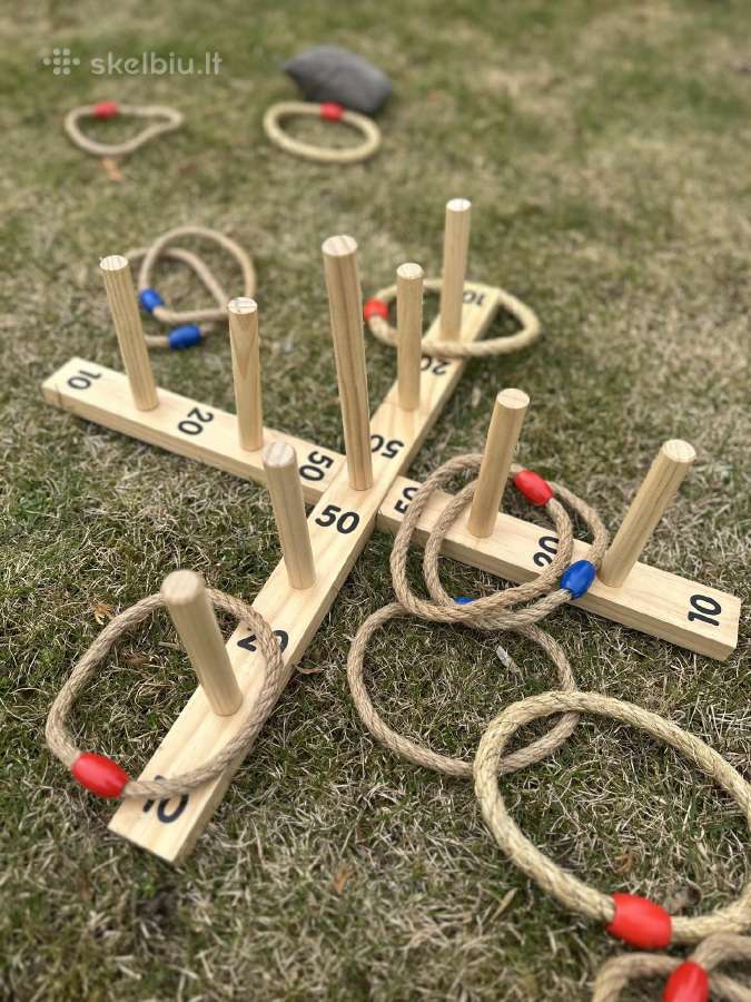 Lauko žaidimų Cornhole,golfo kopėtėlių,jenga nuoma - nuotraukos Nr. 15