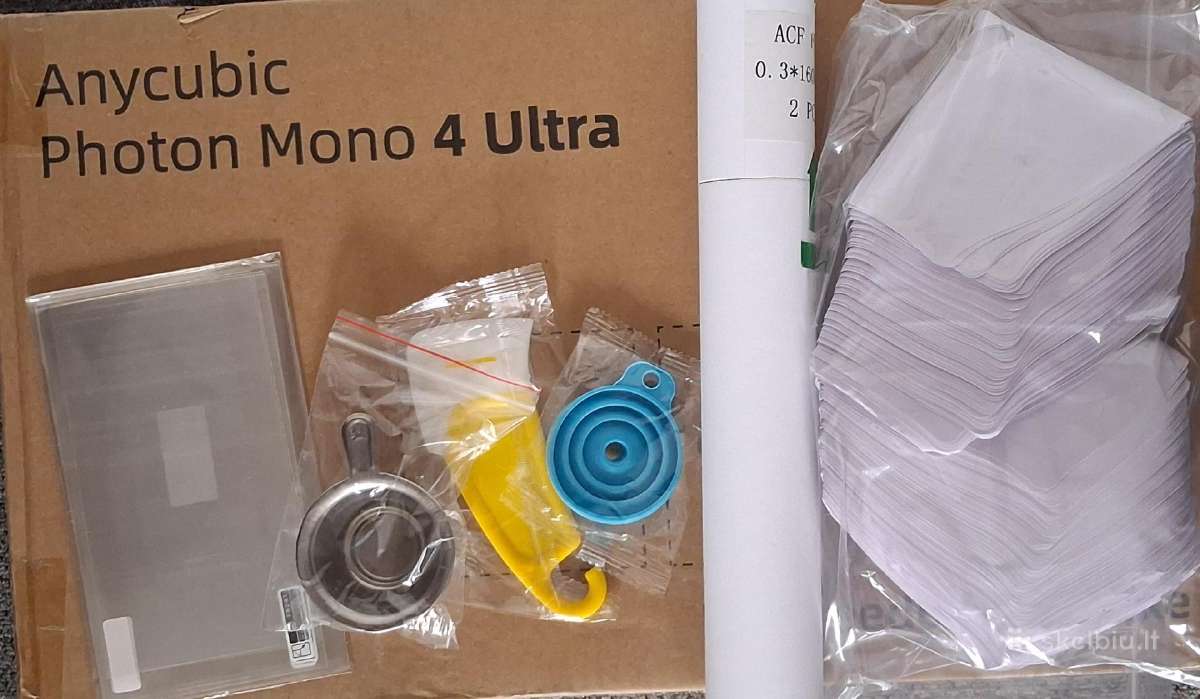 Anycubic Photon mono 4 ultra 3D spausdintuvas