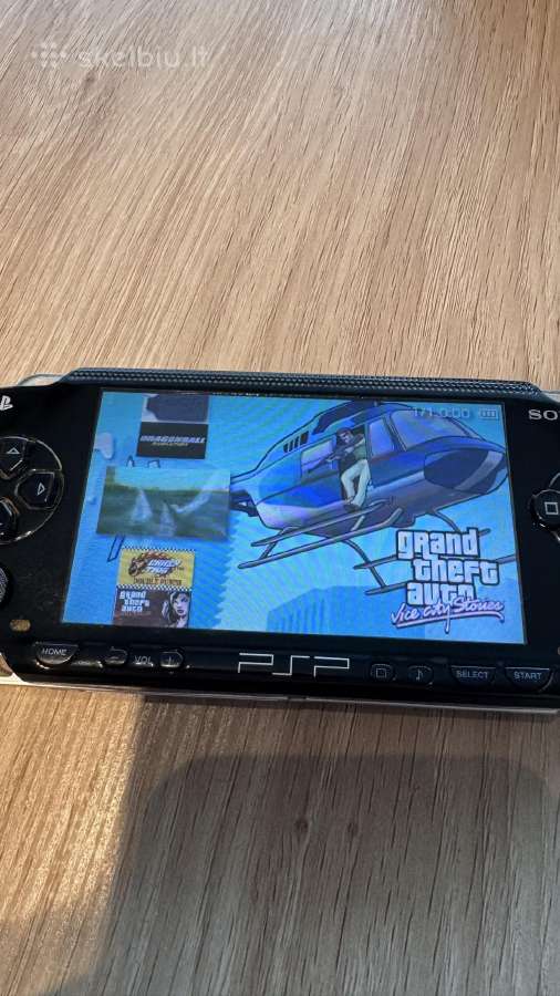 Atrištas su žaidimais Sony PSP+nauji priedai+32gb - nuotraukos Nr. 2