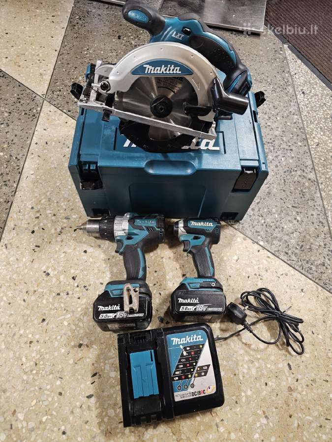 Makita 18v 3 irankiu komplektas