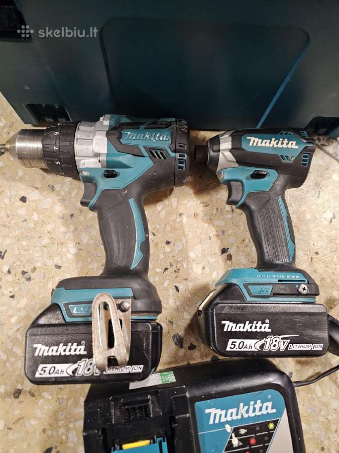 Makita 18v 3 irankiu komplektas - nuotraukos Nr. 2