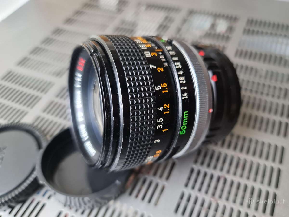 Canon Fd 50mm S.s.c f1.4 Sony E mount - nuotraukos Nr. 10